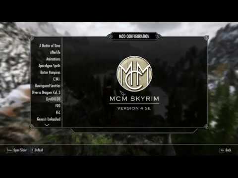 Skyrim 2018 Mod List Settings