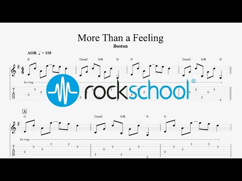 More Than a Feeling - Boston Rockschool 2024 Electric Guitar Grade 1