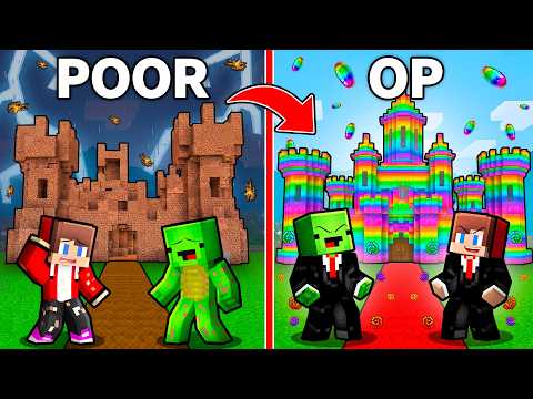 Mikey & JJ From POOR to OP Kingdom in Minecraft ! - Maizen
