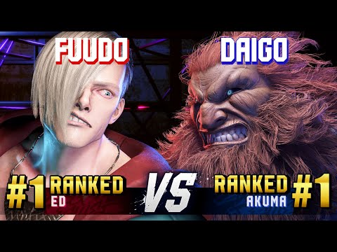 SF6 ▰ FUUDO (#1 Ranked Ed) vs DAIGO (#1 Ranked Akuma) ▰ High Level Gameplay