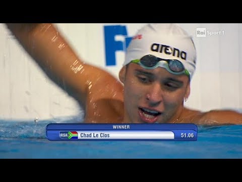 03-08-2013 pom. 100 Farfalla M Finale LE CLOS Chad 51,06 -XV Camp.Mondiali FINA Barcellona 2013