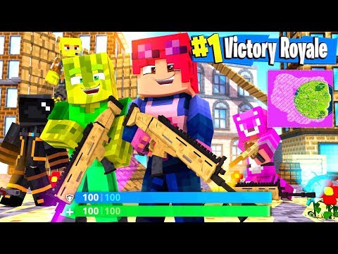 100 PLAYERS... only 1 WINNER?!  - Minecraft FORTNITE: BATTLE ROYALE