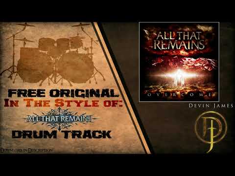 All That Remains Styled Free Original Drum Track - 152 BPM (FREE WAV & MIDI DOWNLOAD)