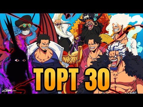 TOPT’s FINAL Top 30 Strongest One Piece Characters of All Time — Live 6HR Special!