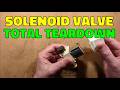 Total teardown of a common solenoid valve