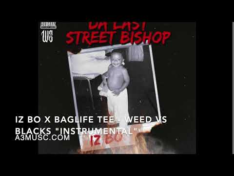 IZ BO X BAGLIFE TEE - WEED VS BLACKS INSTRUMENTAL