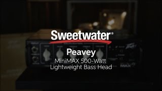 Video thumbnail for Peavey MiniMAX 500-watt Lightweight Bass Head by Sweetwater