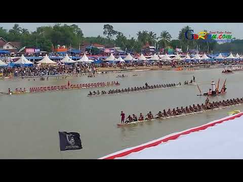 VIDEO: Wapres Gibran Nonton Pacu Jalur di Kuansing
