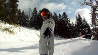preview picture of video 'resort  tomamu 01-31-2011 ( gopro level5 ) snowboard riding'