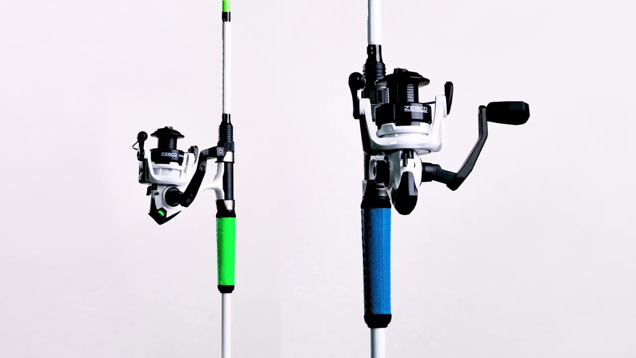 Zebco Roam Spinning Reel and Fishing Rod Combo with ComfortGrip handle