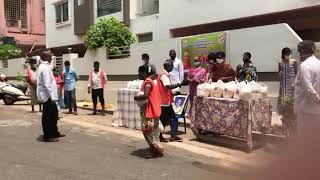 Covid 19 - Distributed dry ration to the needy in Visakhapatnam