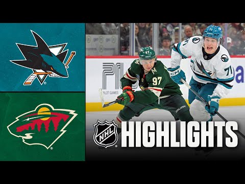 NHL Highlights | Sharks vs. Wild | October 26, 2025
