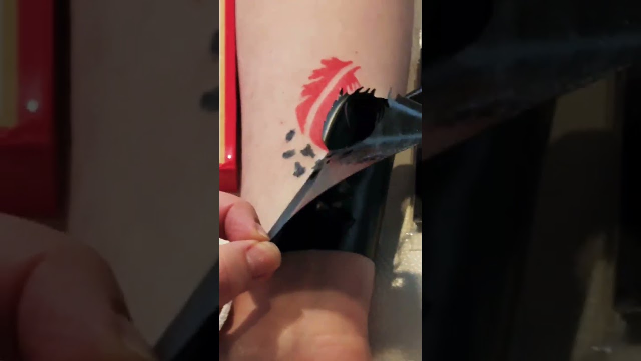 Artsy Sister Tries out Inked Inspired Temporary Tattoo Maker - Feather & Birds #tattoo #ink #bodyart