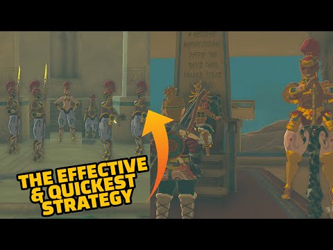 Best Way to Defend the Gerudo Town from the Gibdos | Preparing to Fight - Zelda Tears of the Kingdom