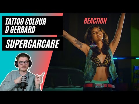 Farang (German) react to TATTOO COLOUR - SuperCarCare feat. D GERRARD in English