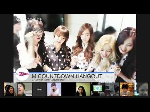 M COUNTDOWN HANGOUT CAM - Girls' Generation (소녀시대)