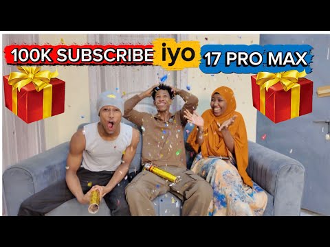 IPHONE 17 PRO MAX AYAA QOF ADINKA IDINKAMID IKEENAY 100K SUBSCRIBE MADAAMA AAN GAARNAY…