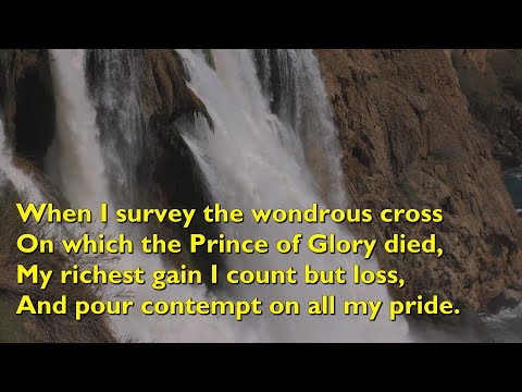 When I Survey the Wondrous Cross (Tune: Rockingham - 4vv) [with lyrics for congregations]