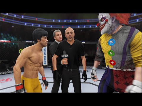 Bruce Lee vs. Scary Clown - EA Sports UFC 4 - Epic Fight 🔥🐲