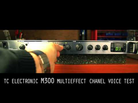 Tc Electronic M300 Multieffect Chanel Voice Test