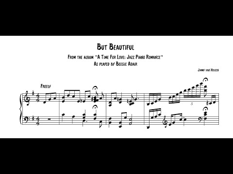 But Beautiful by Beegie Adair [jazz piano transcription]