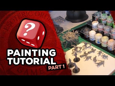 Mansions of Madness: Call of the Wild Miniatures Painting Tutorial: Part 1