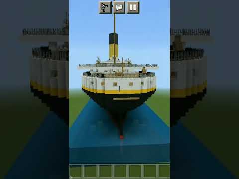 Minecraft making Titanic #shorts