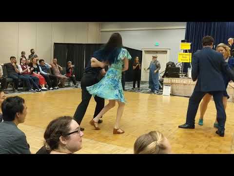 SD Jazz Fest 2018 - Blake & Hannah in Warm Up All-Skate