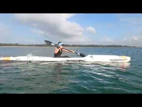 Carmen Joins Sass Founder Greg on a KZN North Coast Learn to Paddle Holiday