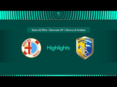 Saviatesta Mantova-Modena Cavezzo 5-4 | 9ª giornata | Serie A2 Élite 2024/2025 - Girone A | HL