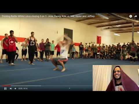 Tricking Battle White Lotus closing 3 on 3 ( REACT )