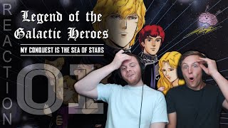 SOS Bros React - Legend of the Galactic Heroes: My Conquest Is The Sea of Stars - Here We Go