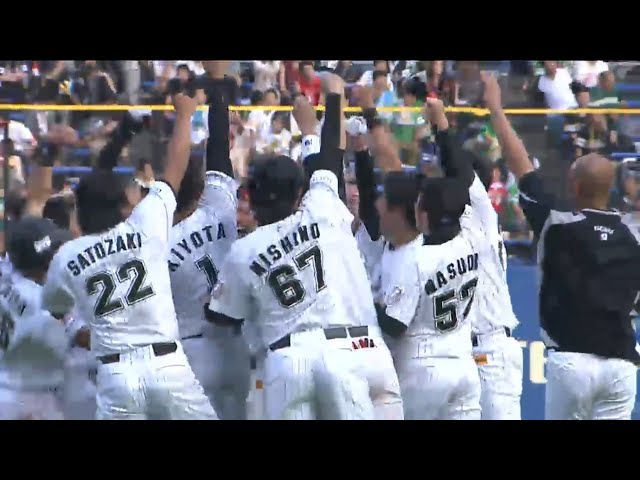 【9回裏】チーム一丸で掴んだ勝利!! マリーンズ・サブロー 代打でサヨナラヒット!! 2013/6/29 M-H