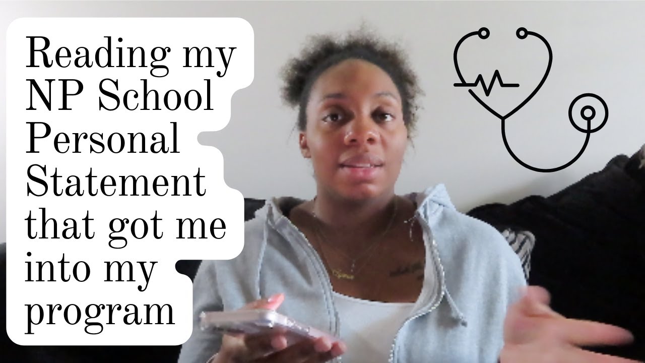 NP PERSONAL STATEMENT THAT GOT ME INTO MY PROGRAM | Ayreon Janaé