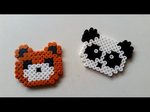 DIY : Panda et Ourson en Perles HAMA