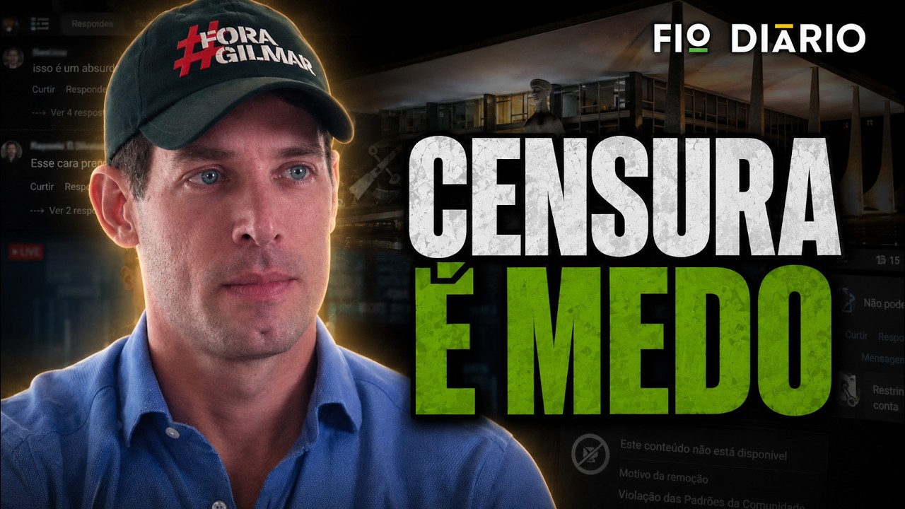 “A CENSURA É O CRIME QUE PÕE MEDO NAS PESSOAS”