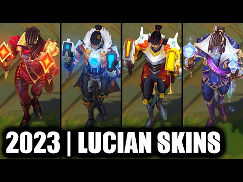 ALL LUCIAN SKINS SPOTLIGHT 2023 | League of Legends