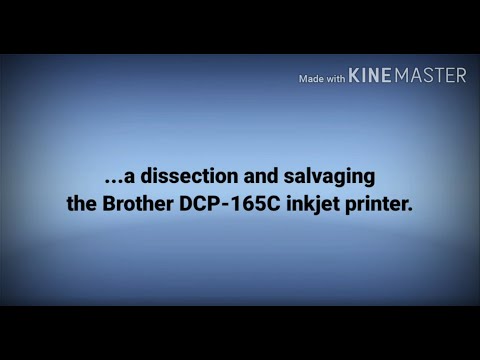 Dissection and salvage of Brother DCP 165C printer... #femtophysiker #Brotherprinters