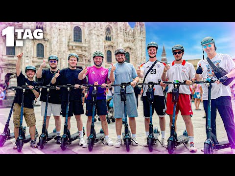 😳💥Schlimmer UNFALL direkt ZU BEGINN der SCOOTER TOUR von MAILAND nach MÜNCHEN! - Tag 1 Highlights