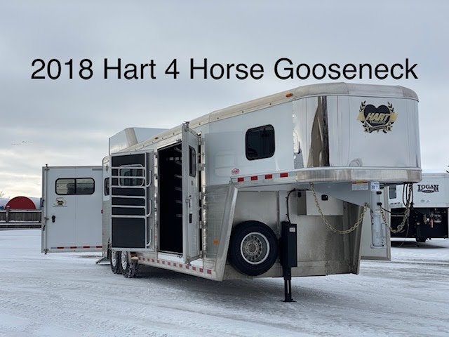 Preview image of 2018 Hart 4 Horse Gooseneck Trainer Trailer youtube video