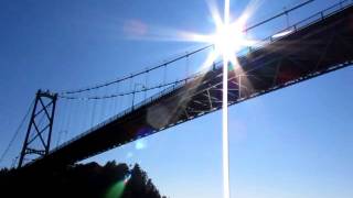 Vancouver - sailing under the Lions Gate Bridge with Lina