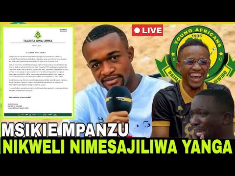 TOBAAH! YANGA WATHIBISHA KUMSAJILI MPANZU! SASA NI RASMI KULIA MPANZU, KUSHOTO PACOME?...#allykamwe