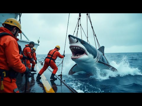 Shark vs. Fishermen - An Intense Struggle!