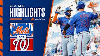 Mets vs. Nationals Highlights (4/28/25) | MLB Highlights