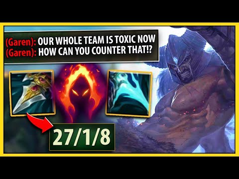 I DISCOVERED A NEW BUILD THAT VAPORIZES ALL CHAMPIONS | Challenger Tryndamere - League of Legends