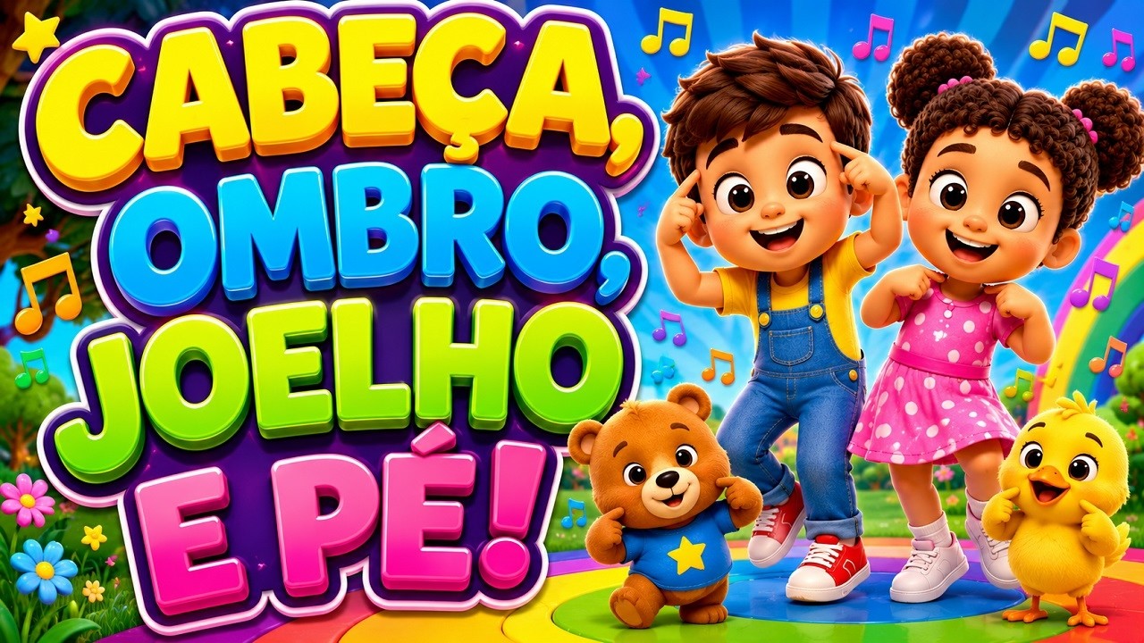Música Infantil 3D | Dança Divertida para Crianças | Canção Infantil Animada