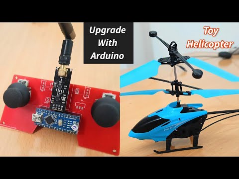 Rc Helicopter Upgrade With Arduino Remote Control | DIY Arduino Projects | DIY Ideas 💡