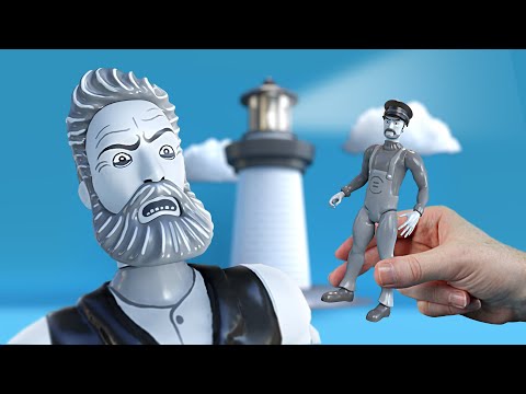 afbeelding The Lighthouse (2019) But They're Action Figures