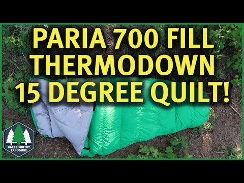 Thermodown 15 Degree Quilt (Full Review) | Paria Outdoor Products