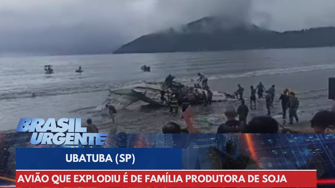 Aeronave que caiu em Ubatuba (SP) pertence à família de produtores de soja